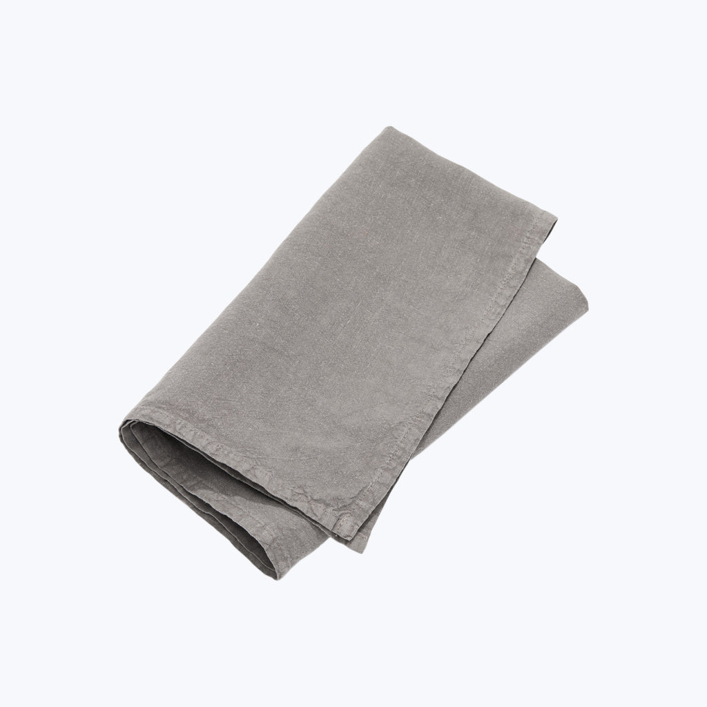 Simple Linen Napkin Set of 4 Dark Gray