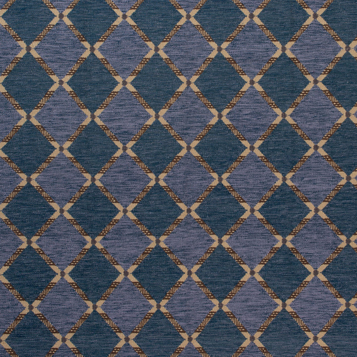 Blue Flatweave Wool Cotton Blend Rug - 8'2" x 9'10"