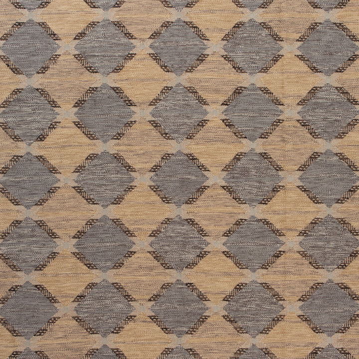 Flatweave Wool Cotton Silk Rug - 8'2"x10'3"