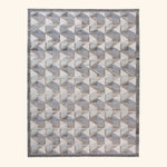 Multi Flatweave Wool Cotton Blend Rug - 9'1" x 12'