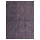 Purple Overdyed Wool Rug - 9'3" x 12'8"