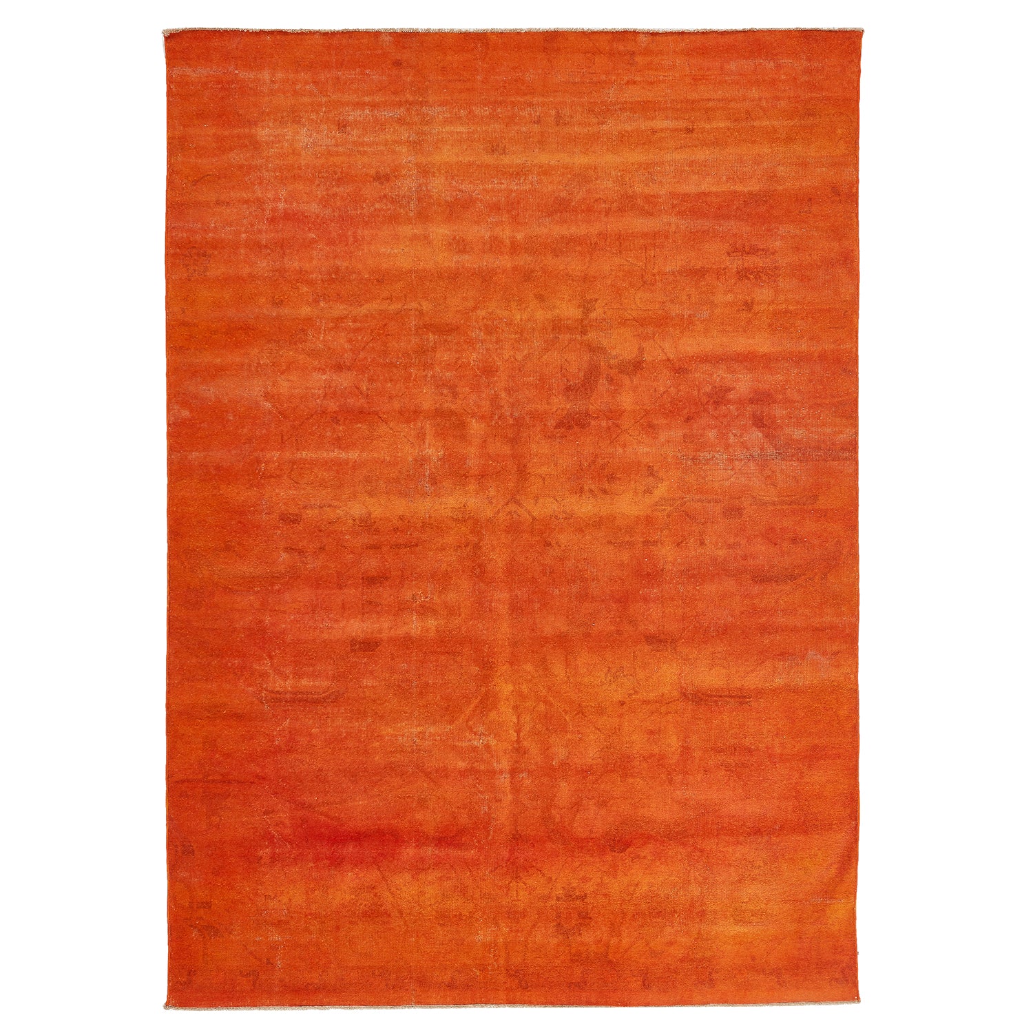 Color Reform Orange Wool Rug - 6'6" x 9'3" Default Title
