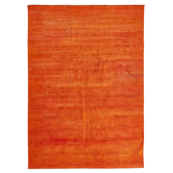 Color Reform Orange Wool Rug - 6'6" x 9'3" Default Title
