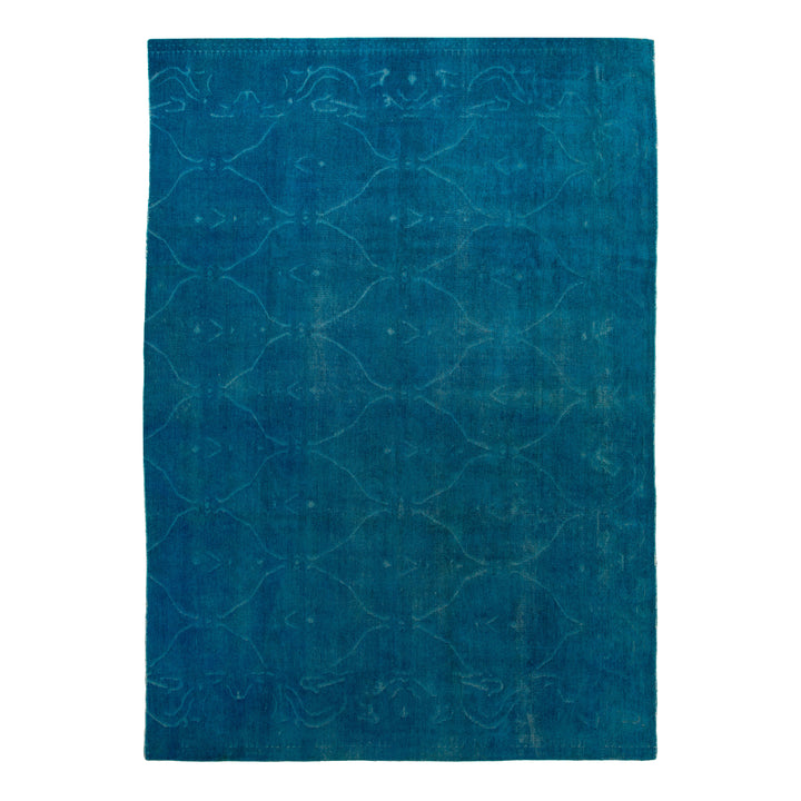 Blue Overdyed Wool Rug - 9'11" x 13'10" Default Title