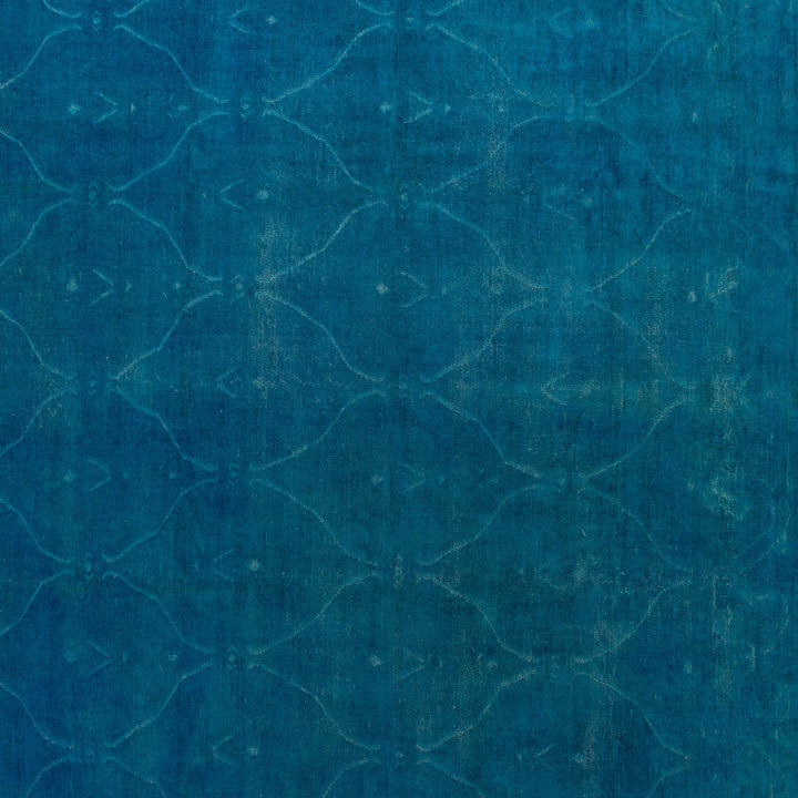 Blue Overdyed Wool Rug - 9'11" x 13'10" Default Title