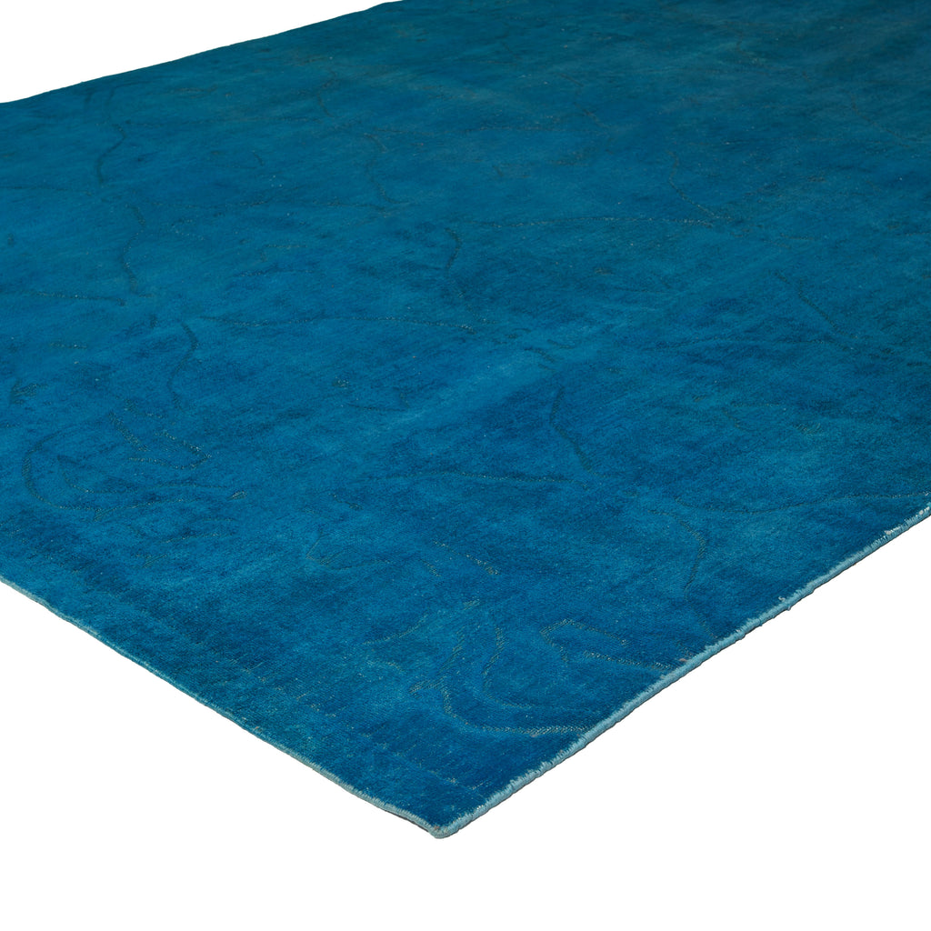Blue Overdyed Wool Rug - 9'11" x 13'10" Default Title