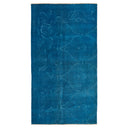 Color Reform Blue Wool Rug - 4'11" x 9'2" Default Title