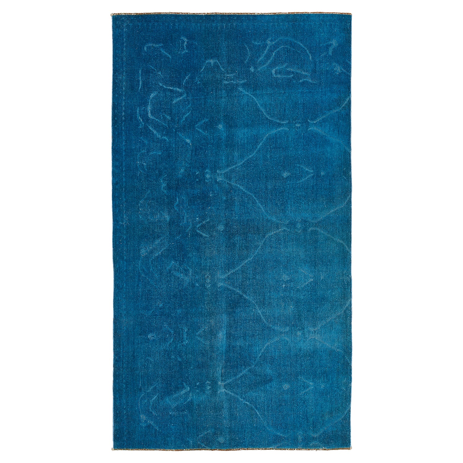Color Reform Blue Wool Rug - 4'11" x 9'2" Default Title