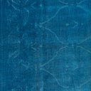 Blue Overdyed Wool Rug - 4'11" x 9'2"