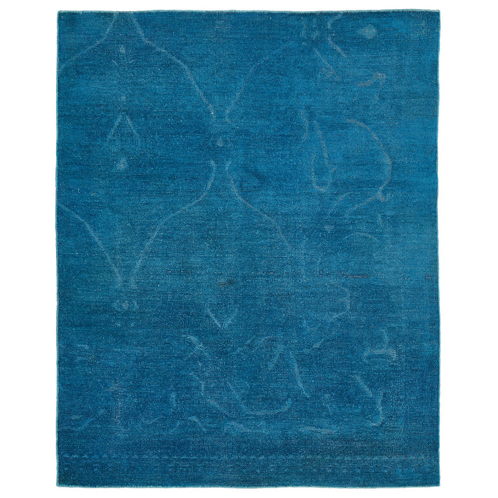 Blue Samsara Wool Rug - 4'5" x 5'5"