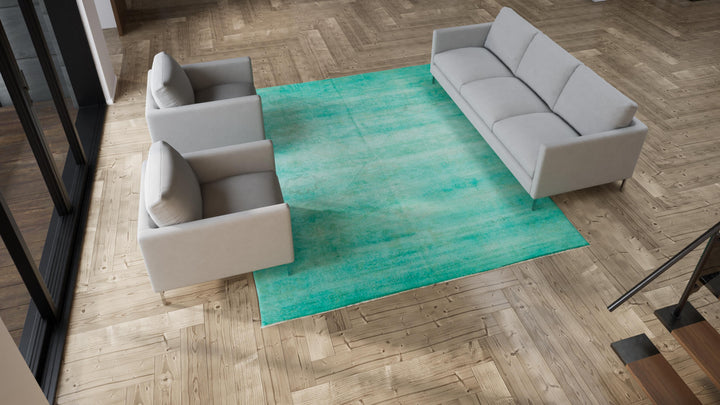 Teal Samsara Rug - 8'5"x10'