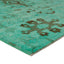 Green Overdyed Wool Rug - 6'10" x 12'8"