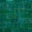 Green Patchwork Wool Rug - 9'11" x 12'2" Default Title