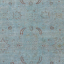 Blue Overdyed Wool Rug - 11'1" x 11'4"