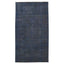 Blue Overdyed Wool Rug - 6'7" x 12'1"