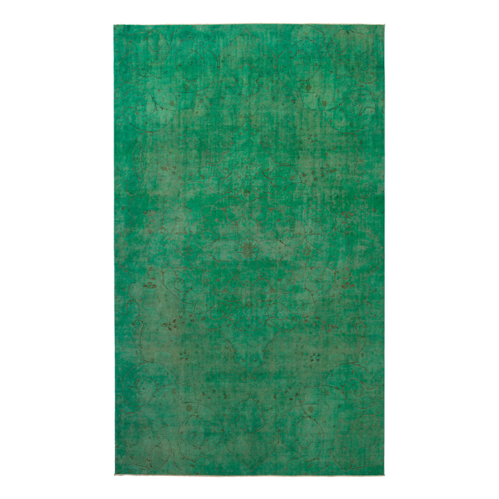 Green Overdyed Wool Rug - 8'4" x 14' Default Title