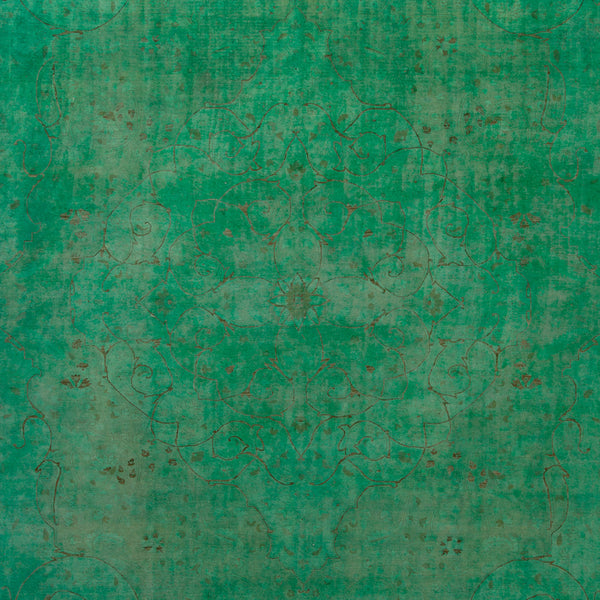 Green Overdyed Wool Rug - 8'4" x 14' Default Title