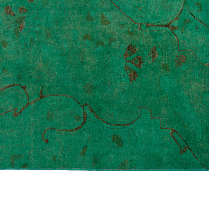 Green Overdyed Wool Rug - 8'4" x 14' Default Title