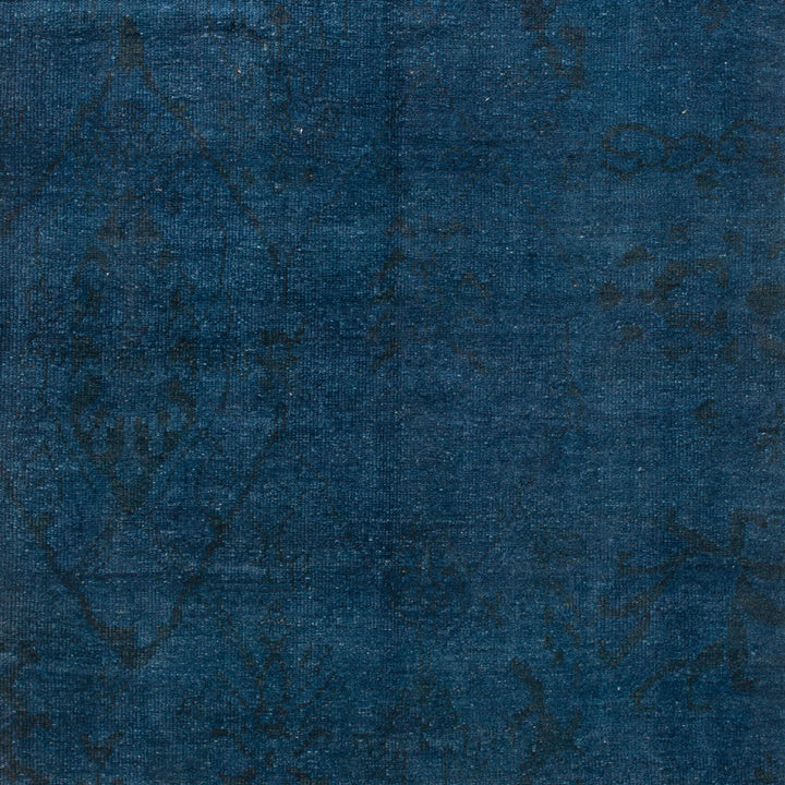 Blue Overdyed Wool Rug - 6'1" x 12'7" Default Title