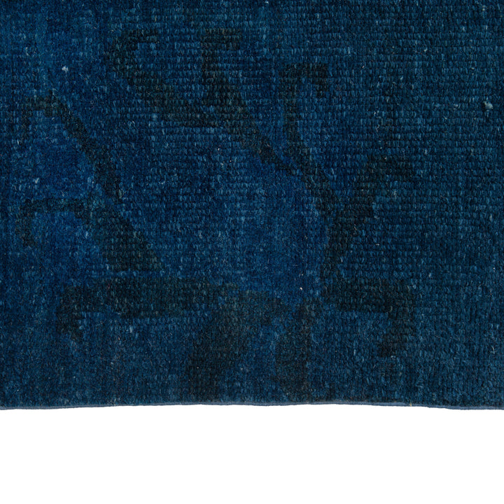 Blue Overdyed Wool Rug - 6'1" x 12'7" Default Title