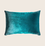 Ombre Velvet Throw Pillow, Pacific