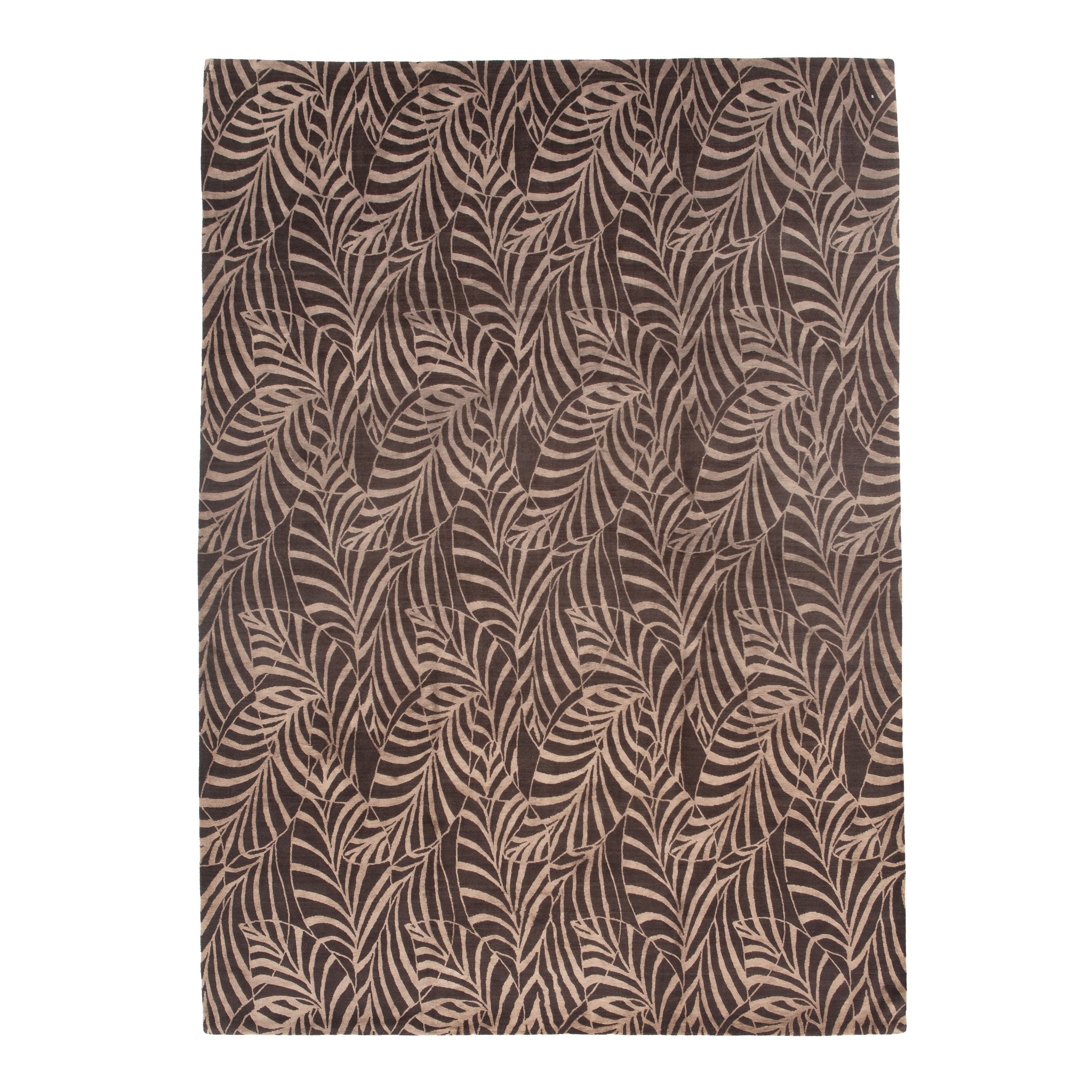 Modern Contemporary Wool/Silk Rug - 9' x 12'