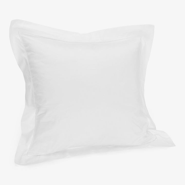 Giza Sateen Duvet + Sham White-Duvet-Queen