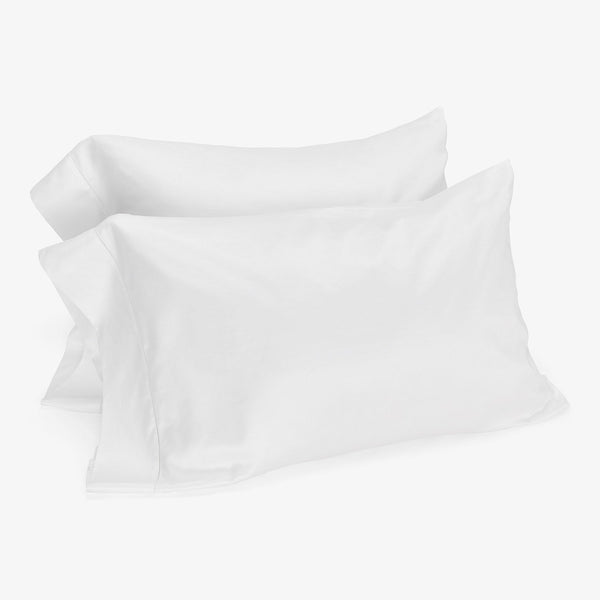 Giza Sateen Sheets White-Fitted Sheet-King