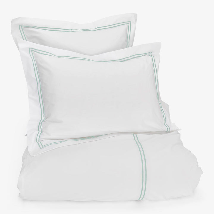Grande Hotel Duvet + Sham Aqua-Duvet Cover-King