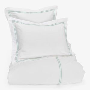 Grande Hotel Duvet + Sham Aqua-Duvet Cover-Queen - hover