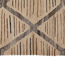 Brown Turkish Flatweave Wool Rug - 8'5" x 9'8"