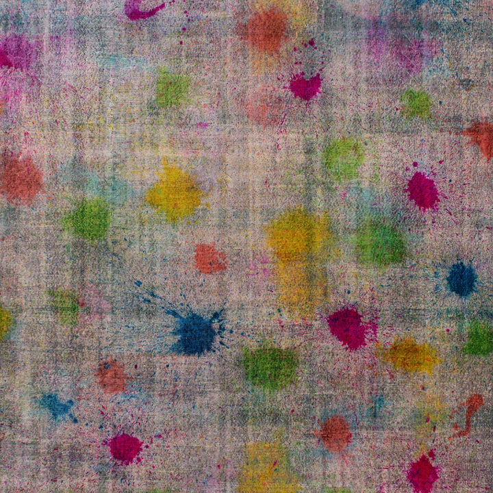 Multi Overdyed Wool Rug - 9'10" x 17'