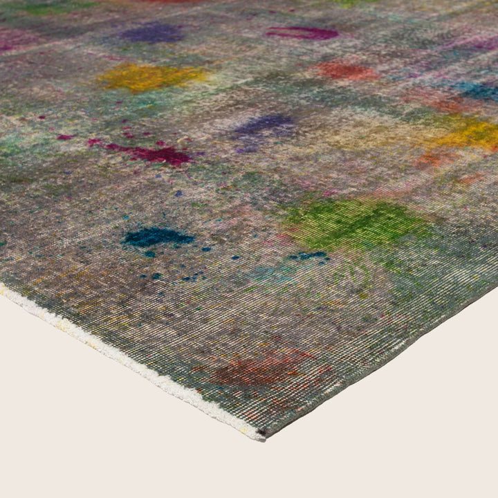 Multi Overdyed Wool Rug - 9'10" x 17'