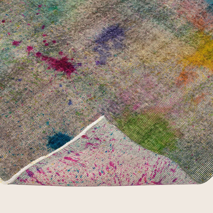Multi Overdyed Wool Rug - 9'10" x 17'