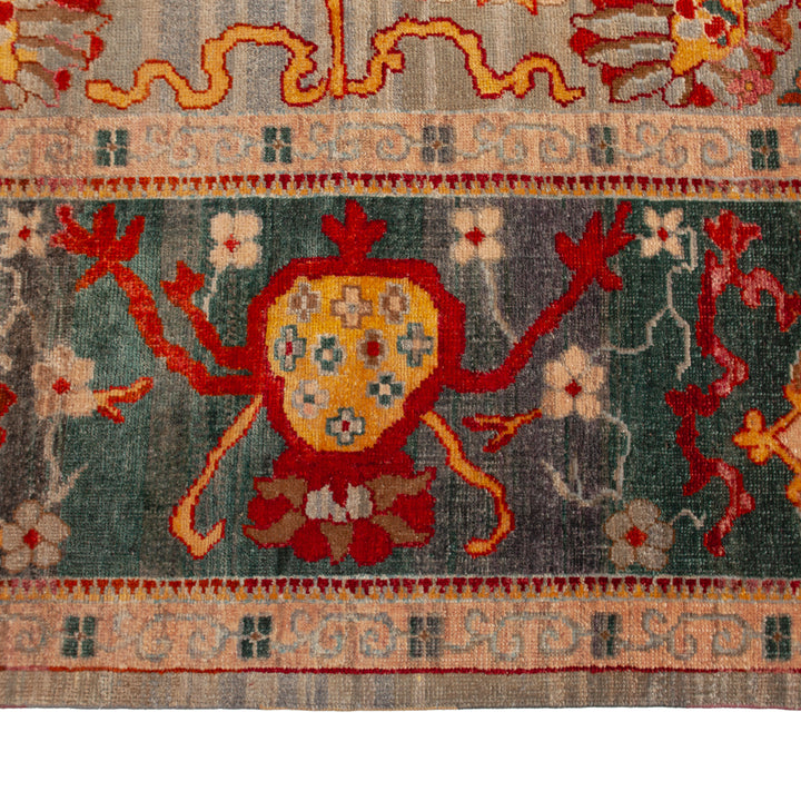 Blue Traditional Wool Rug - 11'6" x 11'6"