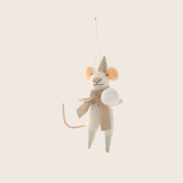 Wintertime Mice Ornament