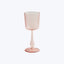 Luisa Calice Glass Cameo Pink