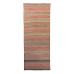 Multi Vintage Flatweave Wool Rug - 5'3" x 14'8" Default Title
