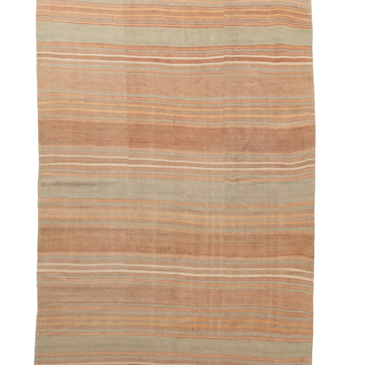 Multi Vintage Flatweave Wool Rug - 5'2" x 17' Default Title