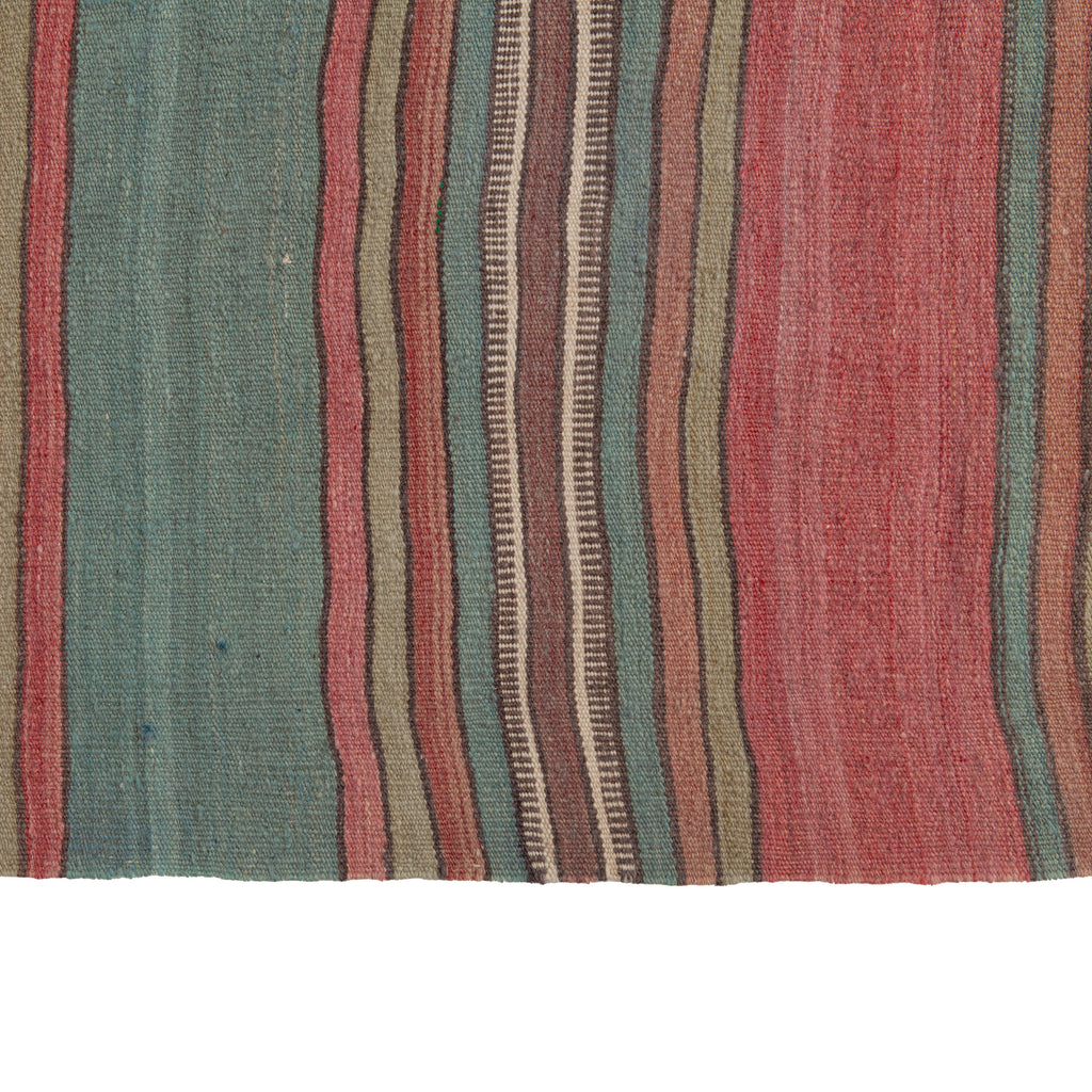 Multi Vintage Flatweave Wool Rug - 5'1" x 13'1" Default Title