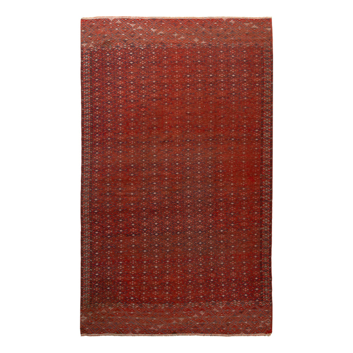 Multi Vintage Flatweave Wool Rug - 7'1" x 13'6" Default Title