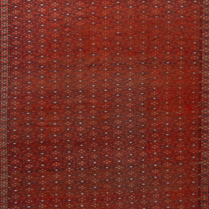 Multi Vintage Flatweave Wool Rug - 7'1" x 13'6" Default Title