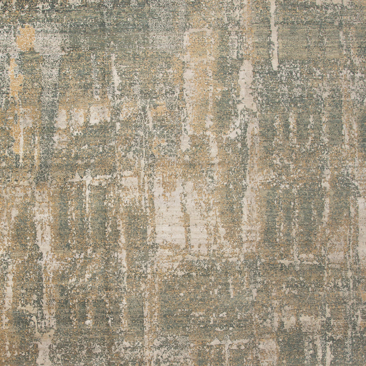 Multi Modern Wool Silk Blend Rug - 11'1" x 13'10"