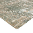 Multi Modern Wool Silk Blend Rug - 11'1" x 13'10"