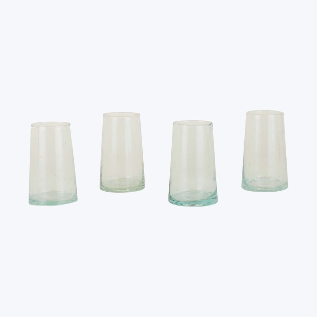 Recycled Glass Tumbler, Set of 4