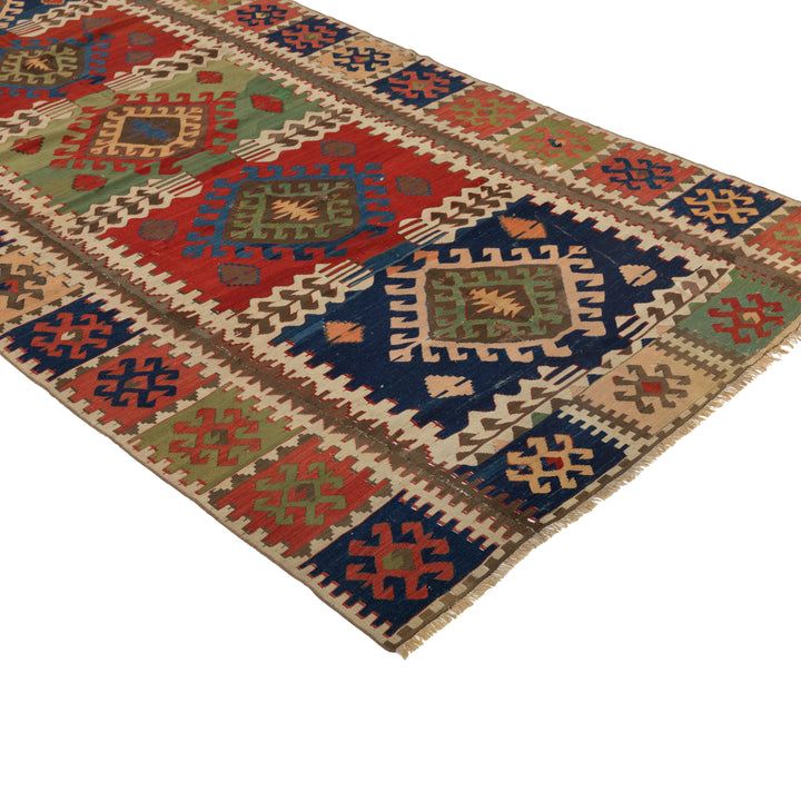 Anatolian Wool Kilim - 04'09" x 09'03" Default Title
