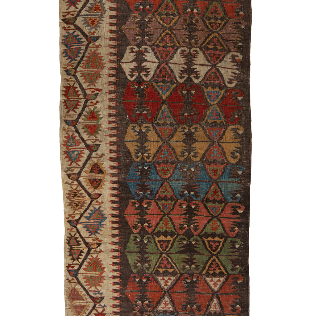 Anatolian Wool Kilim - 02'04" x 11' Default Title