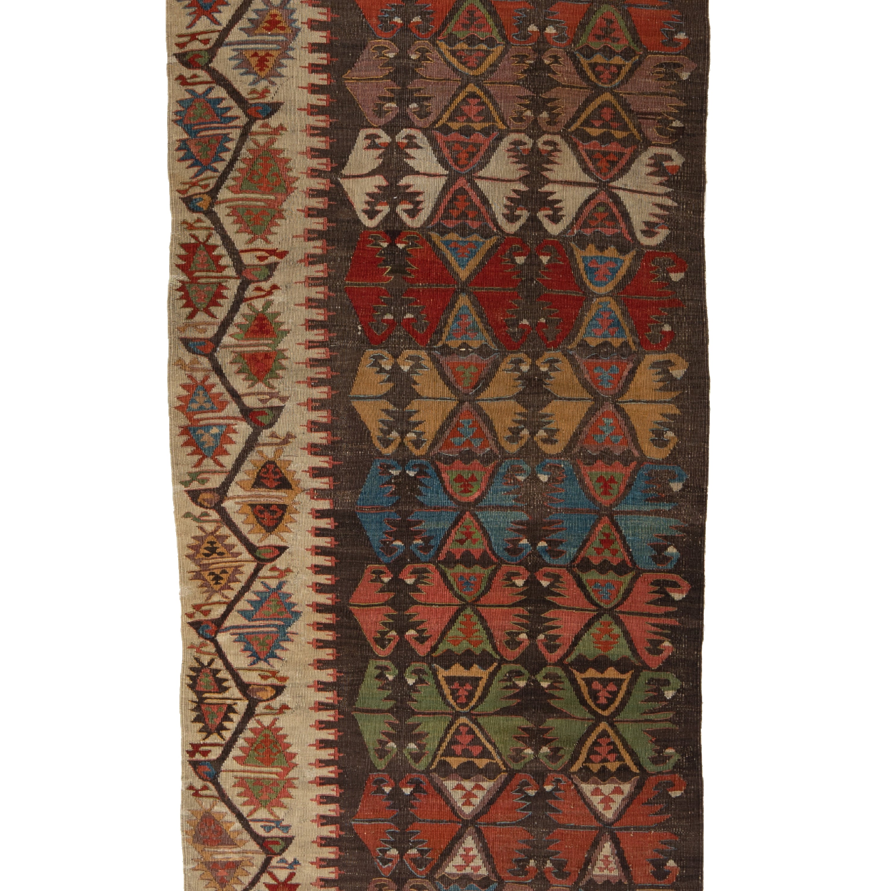 Anatolian Wool Kilim - 02'04" x 11' Default Title