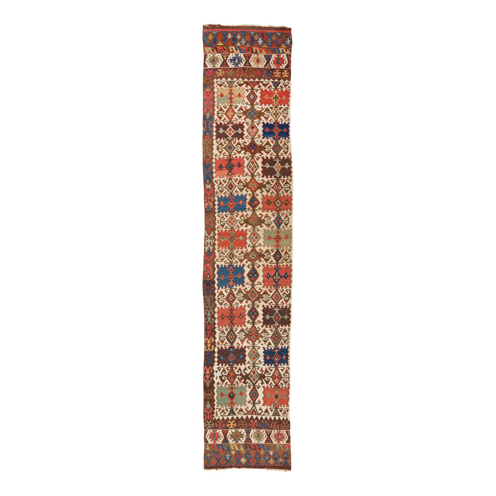 Anatolian Wool Kilim - 5'02" x 10'