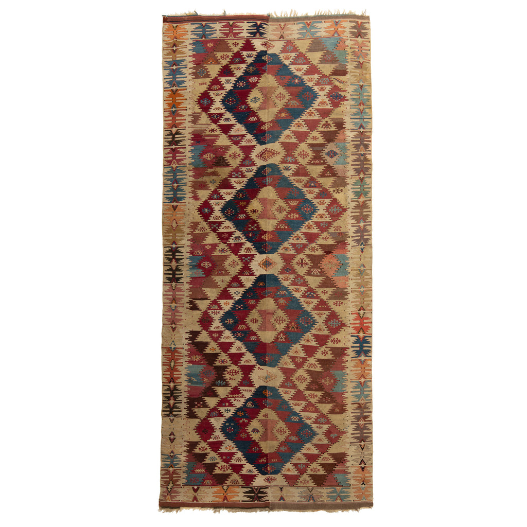 Anatolian Wool Kilim - 05'01" x 12'04" Default Title